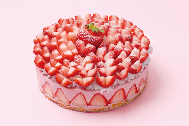 いちごのレアチーズケーキ（フランボワーズ）18cm 6,500円