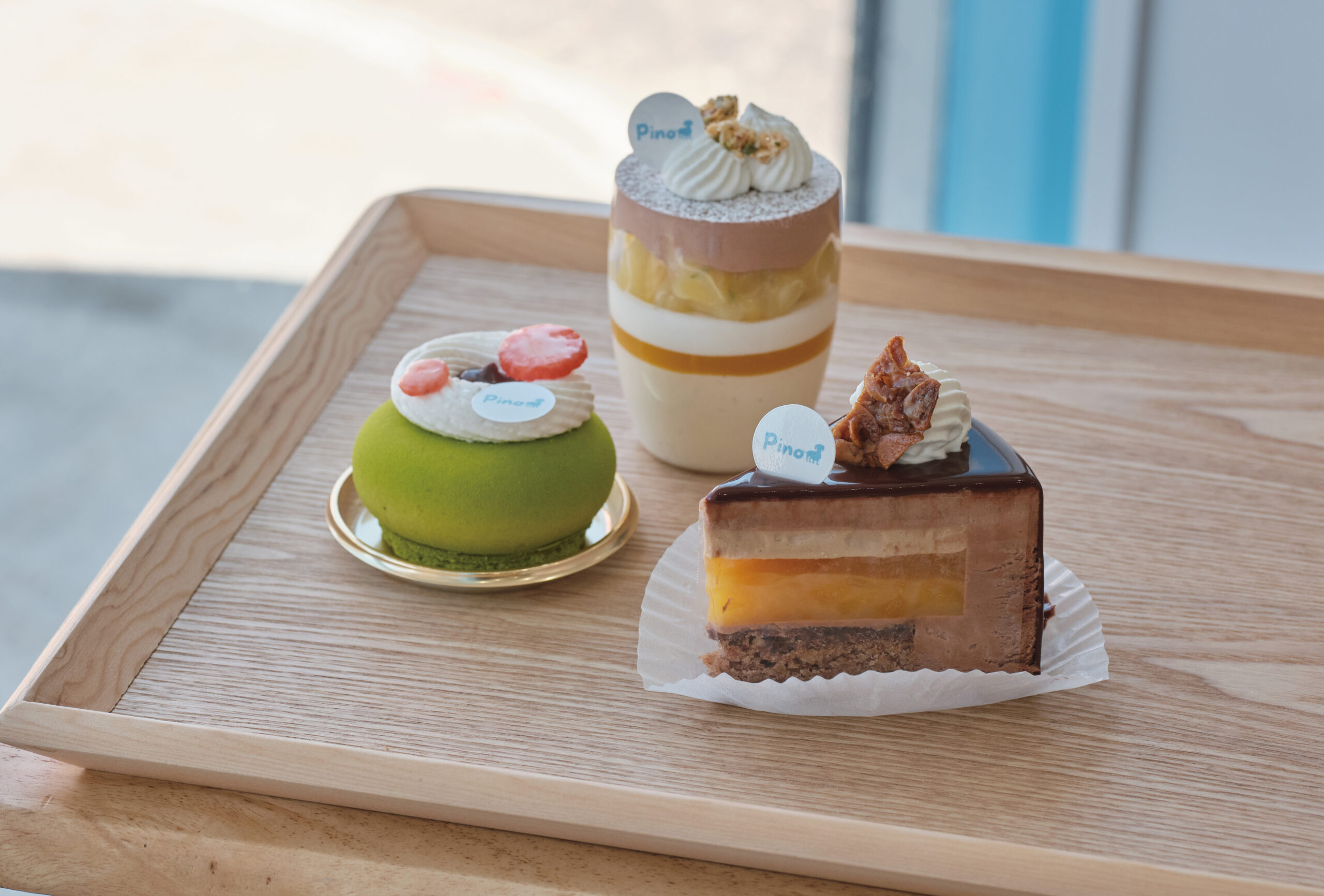 「アプリコ」630円、「プレリ」680円、「ピニャ」580円
