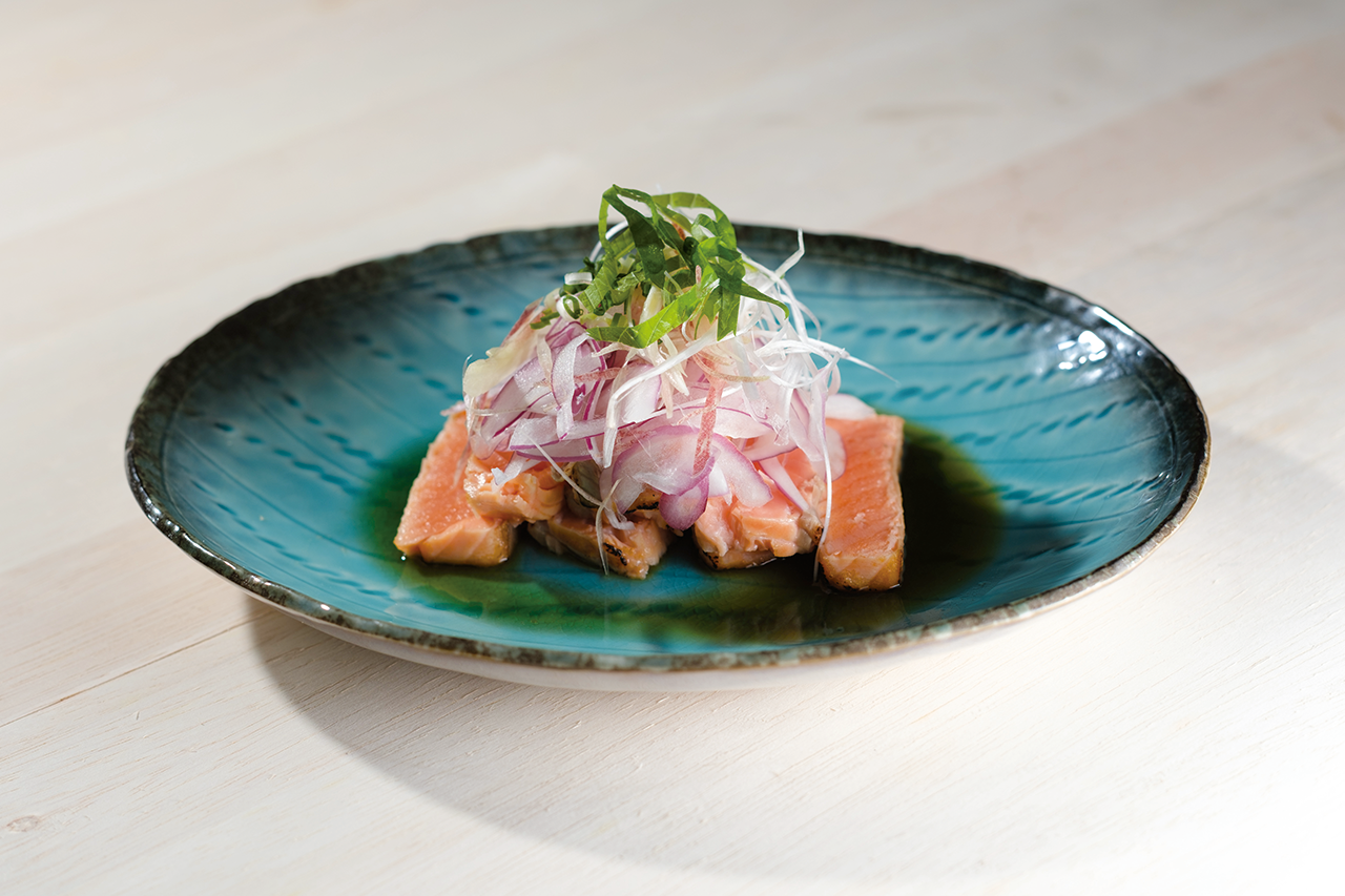 サーモンの炙りの写真