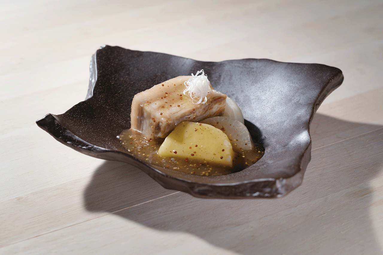 飛騨ポークの白角煮の写真