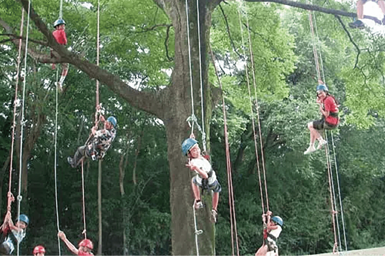 ロープクライミング体験