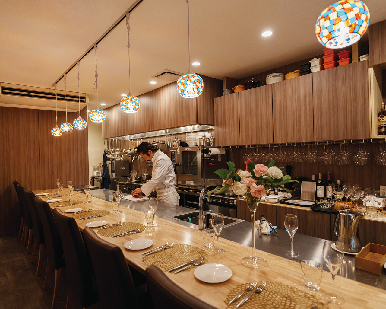 店内カウンターの写真