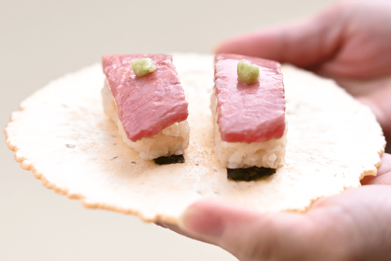 うた亭 1号店 飛騨牛上握り(霜降り) 900円