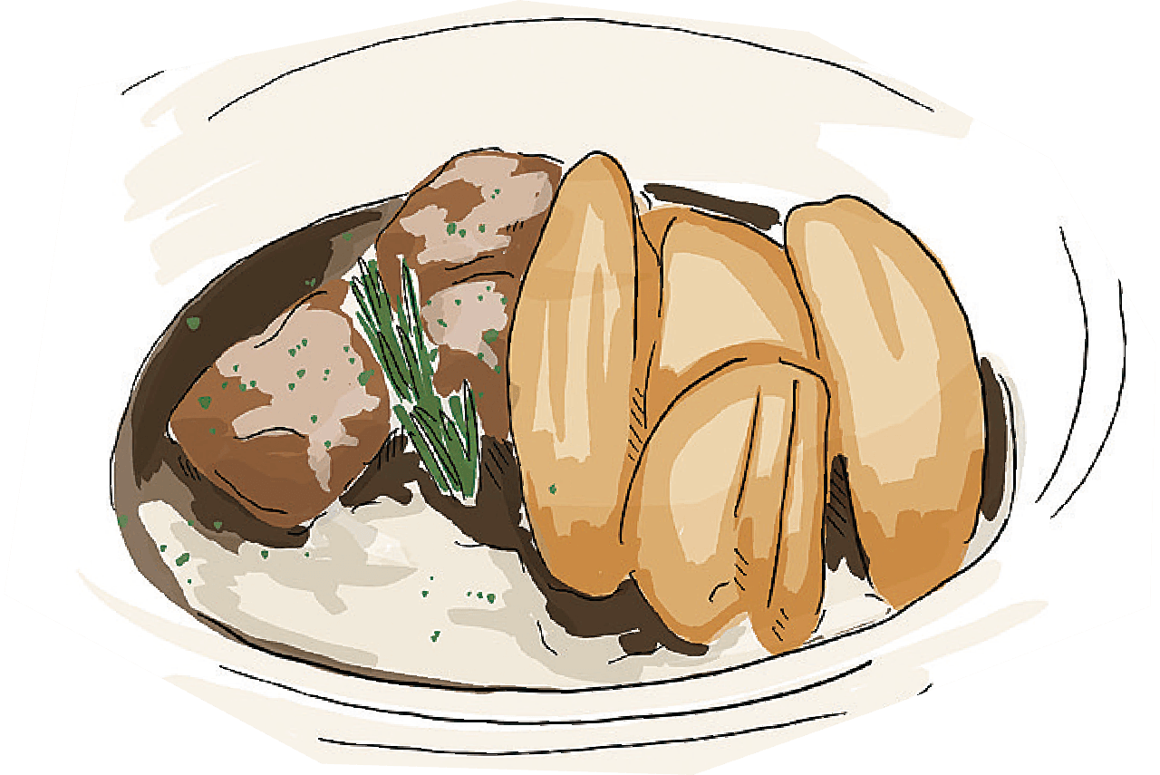 ビーフシチューのイラスト