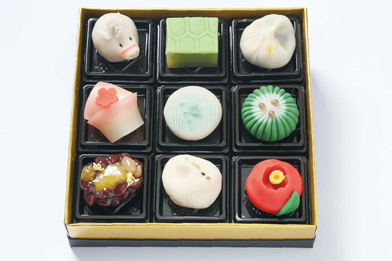 和菓子処 福壽庵 1番人気の「正月上生菓子 9選」。