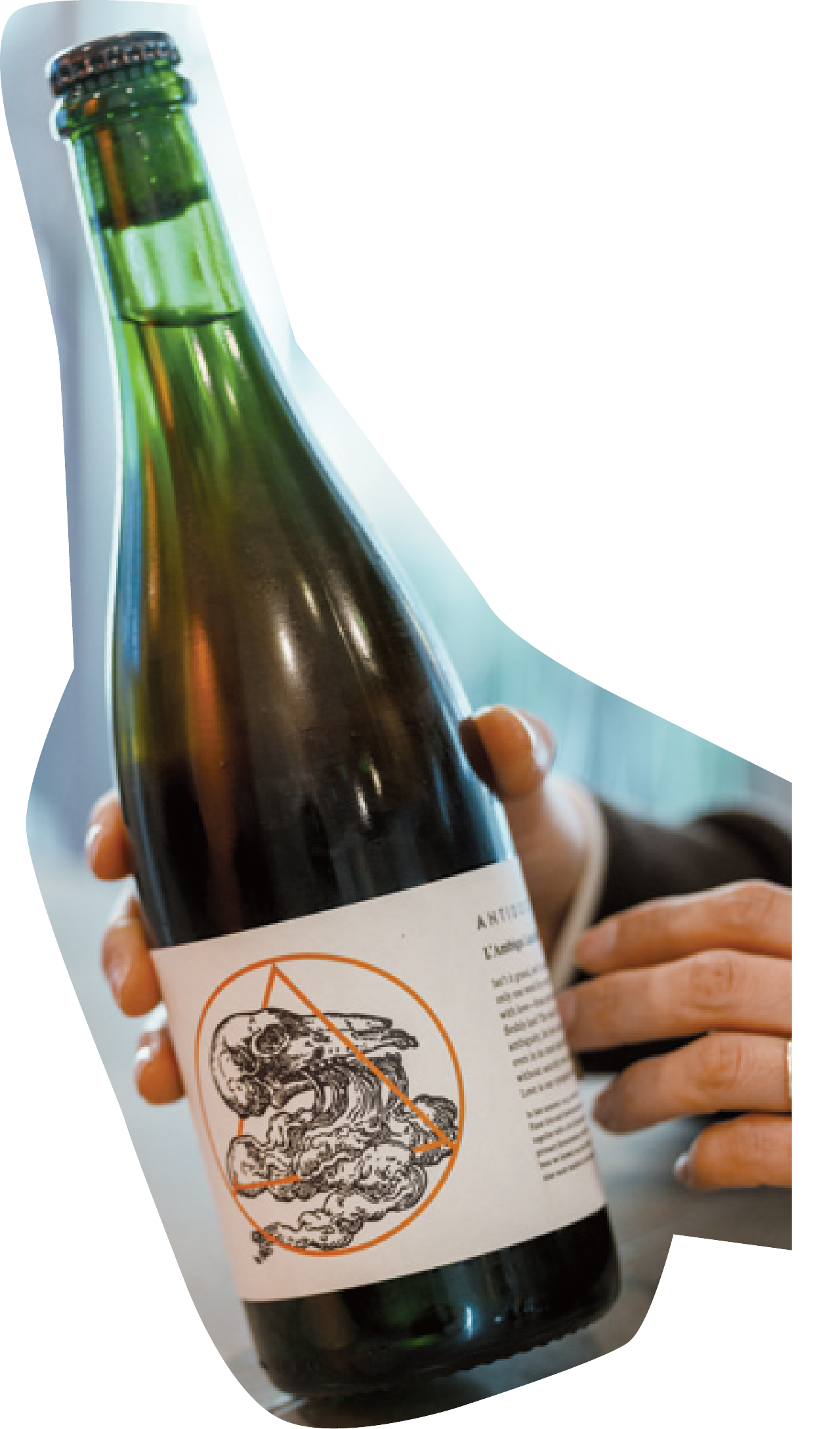 ビールボトルの写真