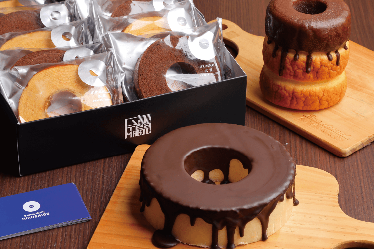 豊富なチョコレートラインナップは選ぶのも楽しい。