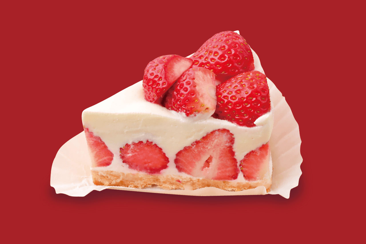 いちごのレアチーズケーキ
