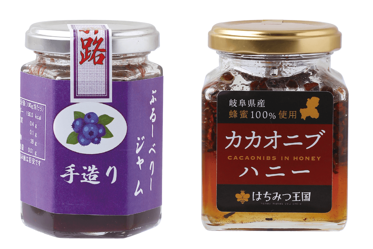 手造りぶるーべりージャム / カカオニブハニーはちみつ