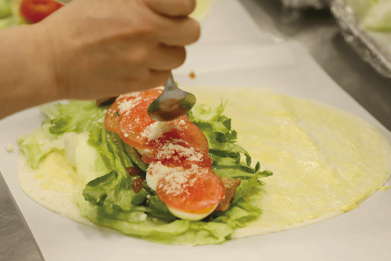 馳走や 梗絲　新鮮な野菜