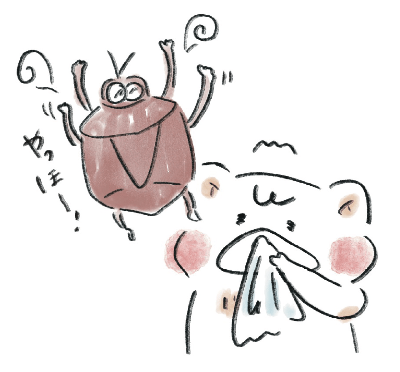 カメムシのイラスト