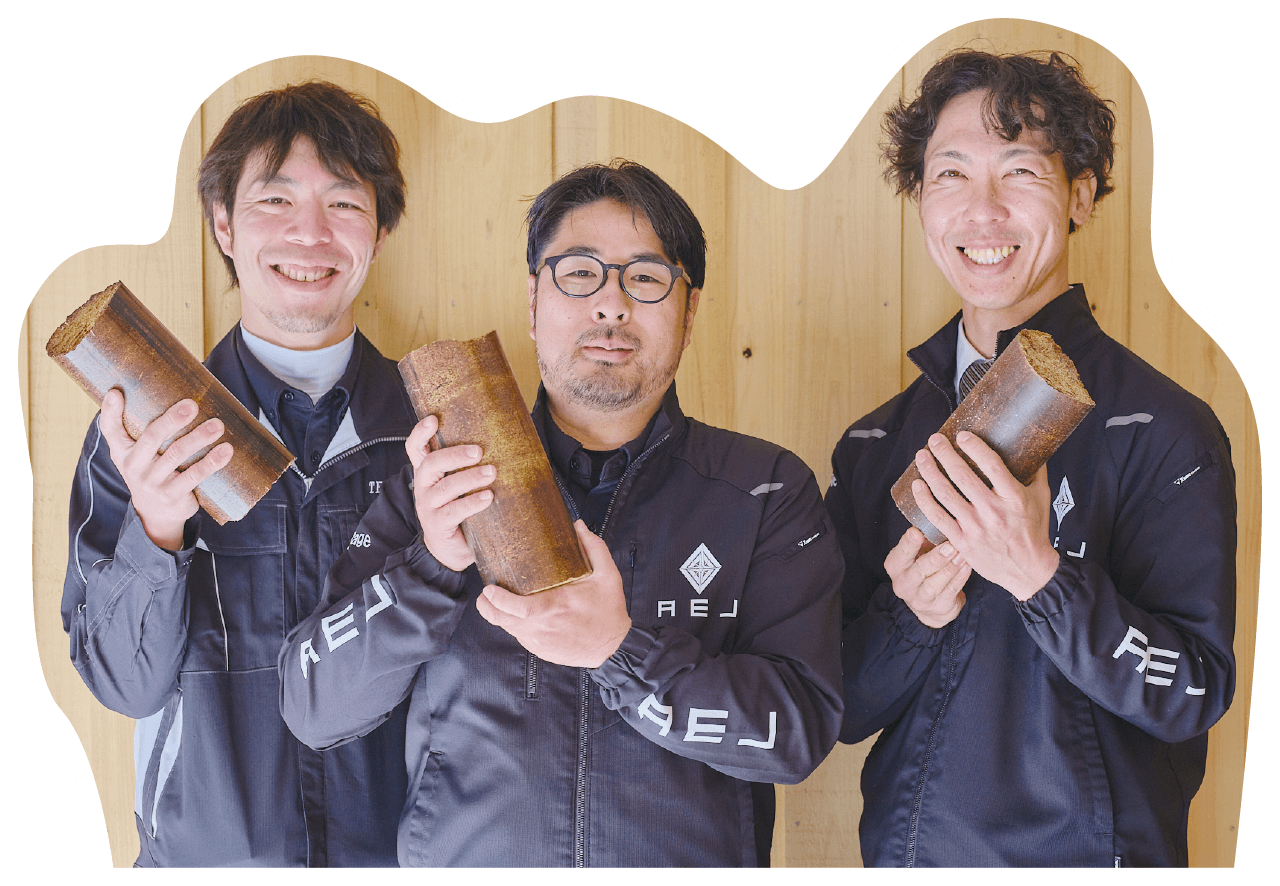 ALTERNATIVE ENERGY JAPANの3人の写真