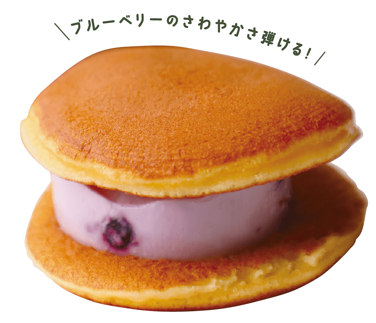 和菓子処 福壽庵　ブルーベリーどら焼き