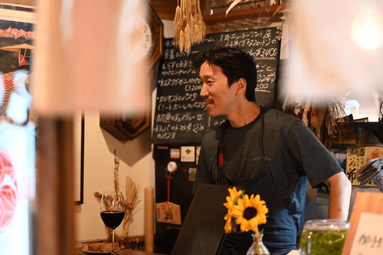 イタリア料理 albaの店主の田上さん
