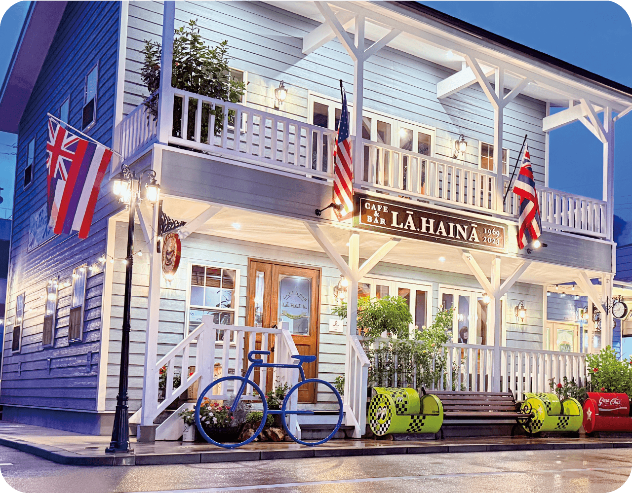 CAFE & BAR LĀ.HAINĀの外観