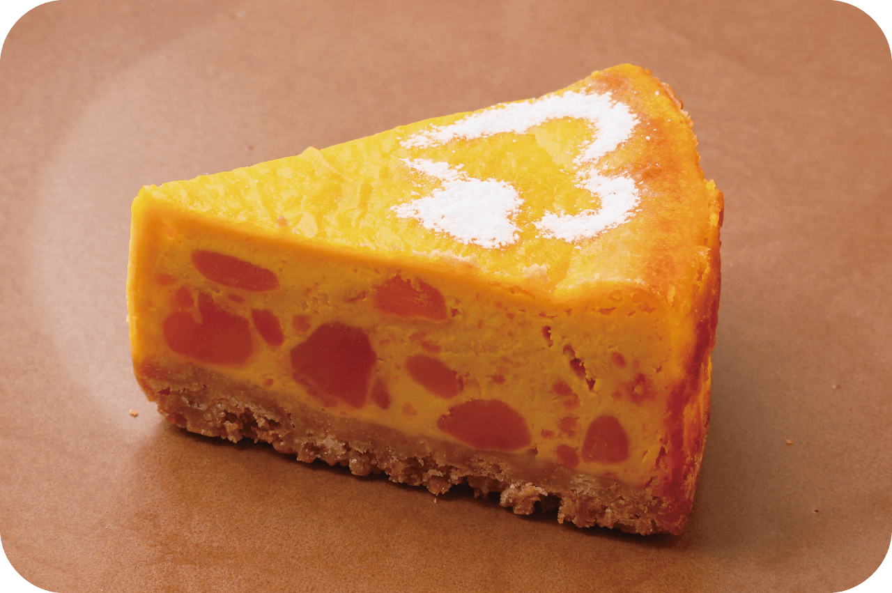 かぼちゃのチーズケーキの写真
