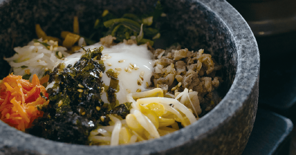 お膳⑤(松)⑅韓国 沼津市】ピリ辛味のもちもちビビン麺！沼津市町方町「韓国家庭料理